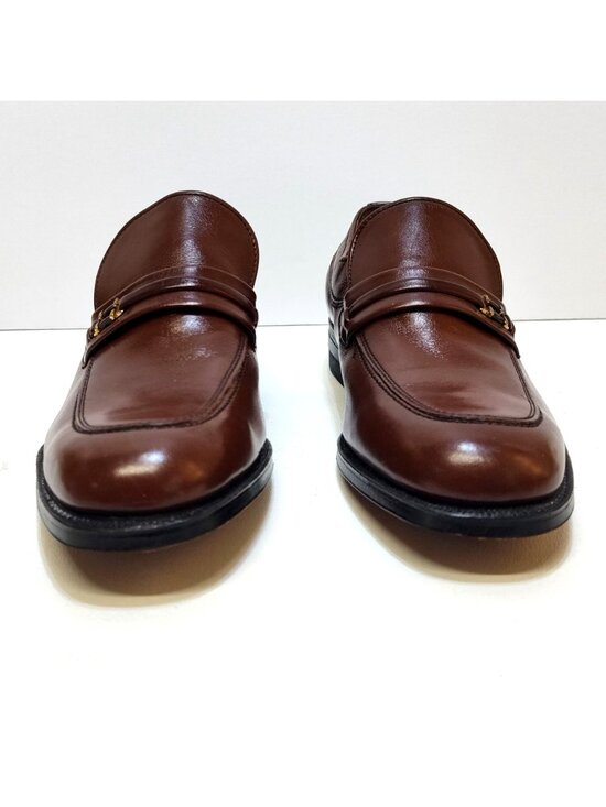 Stafford Comfort Plus All Leather Horsebit Loafers Leather Outsole Men 7 D/B VTG main image 9